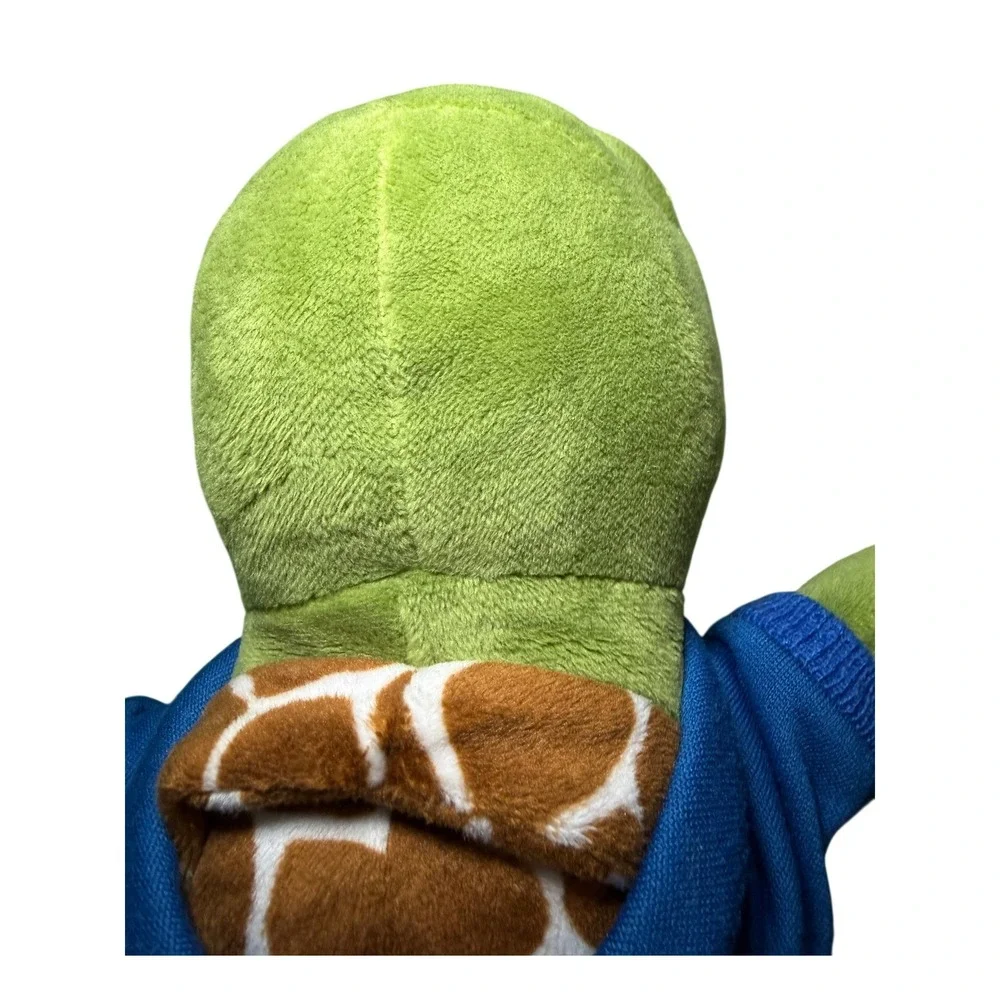 Margaritaville Plush Sea Turtle Unisex Small Green Excellent Blue Hoodie Logo
